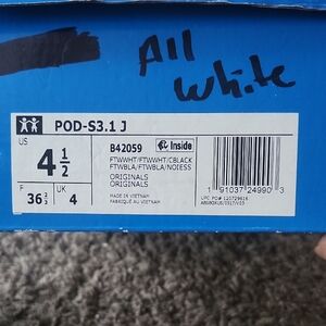 Adidas POD-S3.1 J All White Sneakers